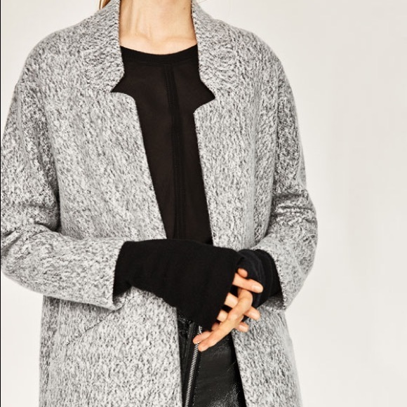 zara sweater jacket